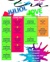 La Festa Jove del 5 d’agost culminarà un estiu ple d’activitats al Punt Jove-Club Jove d’Alpicat