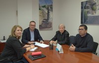 Ajuntament, Diputació i Bisbat acorden impulsar les obres de la parròquia de Sant Bartomeu d'Alpicat