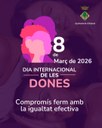 L’Ajuntament d’Alpicat dona suport al Dia Internacional de les Dones, que se celebra diumenge 8 de març