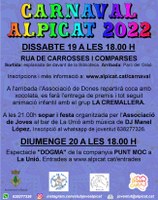 El Carnaval d’Alpicat presenta la seva programació pels dies 19 i 20 de febrer