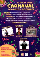 Canvis en la sortida del Carnaval d’aquest dissabte a Alpicat