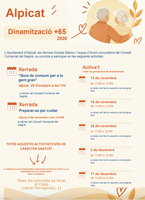 Activitats de dinamització per a persones majors de 65 anys, del 29 d’octubre al 17 de desembre al Casal