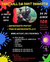 Inscripcions obertes per al Paintball de Sant Sebastià del 20 de gener