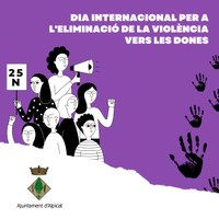 L’Ajuntament d’Alpicat s’adhereix la campanya del ‘25N-Dia Internacional per l’Erradicació de la Violència vers les Dones’