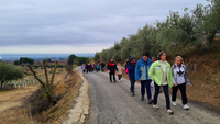 La caminada ‘Quedem?’ aplega una seixantena de persones i col·loca el pessebre